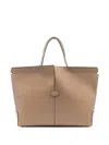 Tod's Shopping Medium Leather Tote In Brown