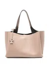 Tod's Medium Leather Tote Bag In Neutrals