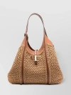 Tod's Timeless Raffia Tote Bag