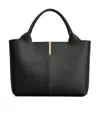 Tod's Medium Shopping Bag In Black