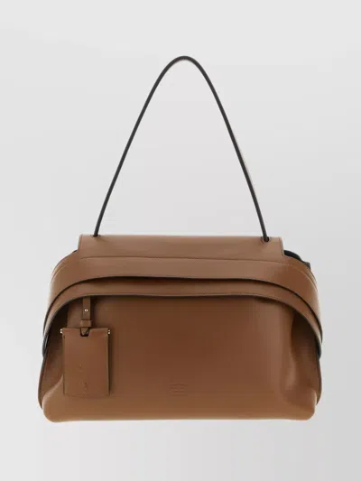 Tod's Medium Shoulder Bag Structured Shape In Brown