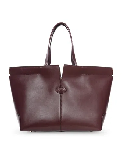 Tod's Medium-small Leather Folio Bag