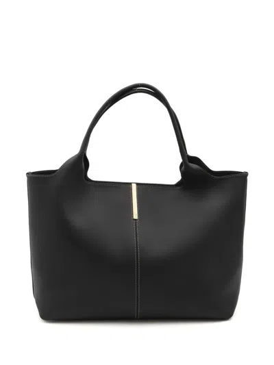 Tod's Borsa Shopping In Pelle Medio-piccola In Black