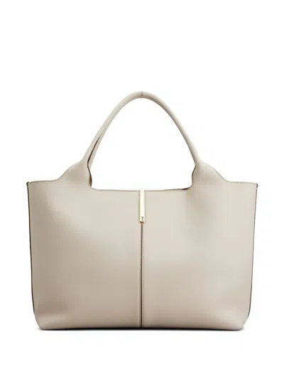 TOD'S MEDIUM-SMALL LEATHER TOTE BAG