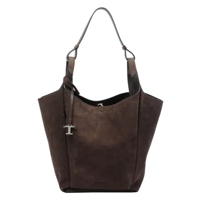 Tod's Medium Suede Bucket Bag