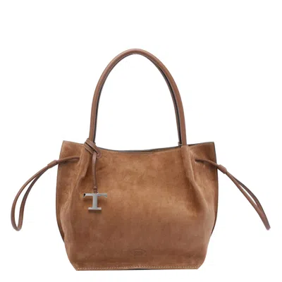 Tod's Medium Suede Bucket Bag