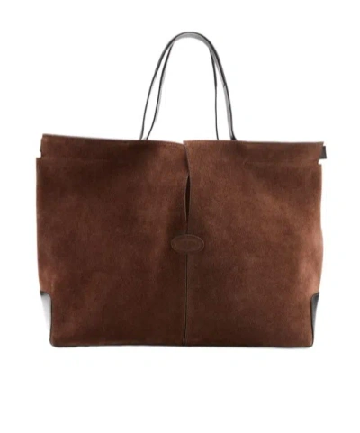 Tod's Medium Suede Tote Bag