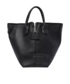 Tod's Medium Swing Tote Bag In Black