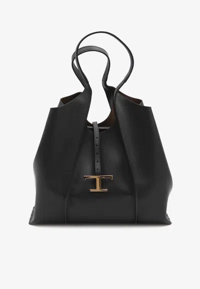 Tod's Medium T Timeless Leather Tote Bag