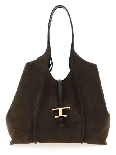 TOD'S MEDIUM T TIMELESS SHOPPING BAG