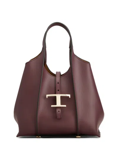 Tod's Medium T Timeless Tote Bag In Blue