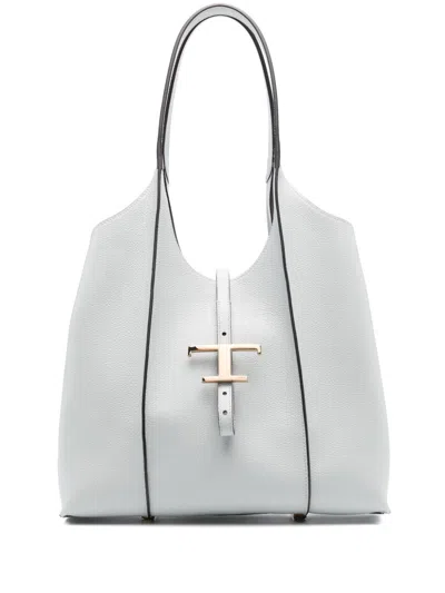 Tod's Medium Timeless Tote Bag In Blue
