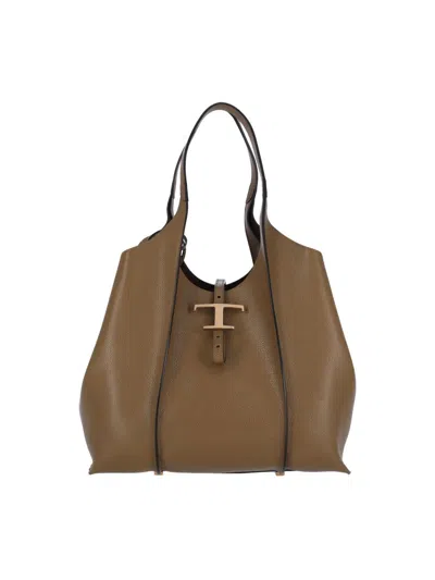 Tod's Medium Tote Bag T Timeless