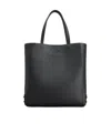 Tod's Tote Shopping Bag In Leather Medium In Black