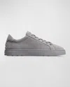Tod's Modern Suede Sneakers In Dark Grey