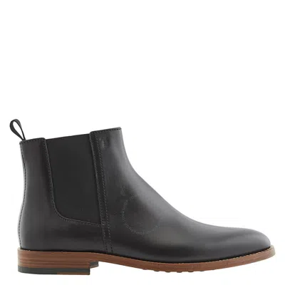 Tod's Tods Men's Black Beatles Leather Ankle Boots