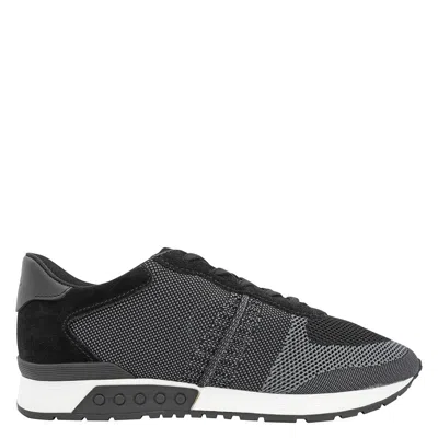 Tod's Tods Men's Black Fabric And Mesh Running Sneakers