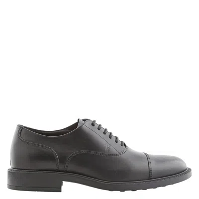 Tod's Tods Oxford Men's Black Lace-up Loafers