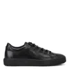 Tod's Rubber Sole Round Toe Low-top Sneakers In Black