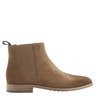 Tod's Tods Men's Brown Suede Ankle Boots