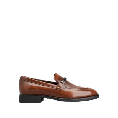 Tod's Tods Men's Caramel Cafe Loafers In Leather