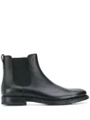 Tod's Leather Chelsea Boots In Black