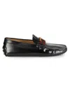 Tod's Man Loafers Black Size 8 Calfskin In Nero