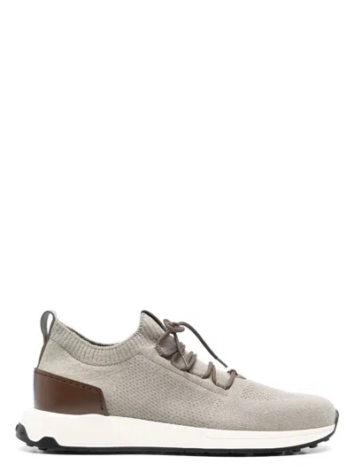Tod's Men's Fabric And Leather Sneakers
