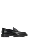 Tod's Leather Loafers In Black
