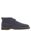 TOD'S TODS MEN'S GALAXY SUEDE LACE-UP DERBY BOOTS