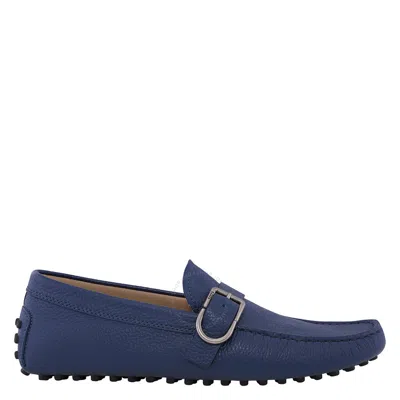 Tod's Tods Men's Gommini Buckled Leather Loafers In Blue