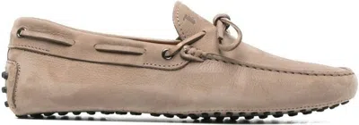 TOD'S MEN'S GOMMINI NUBUCK DRIVING SHOES