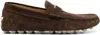 Tod's Rubber Bubble T Timeless In Suede Leather In Brown