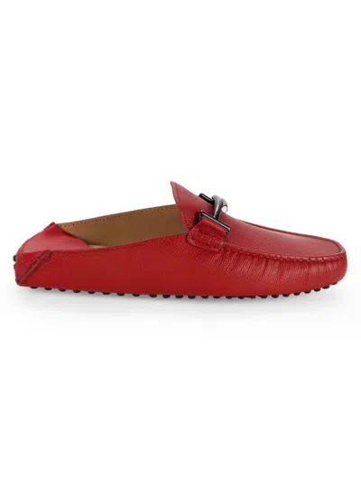 TOD'S MEN'S LEATHER BIT LOAFERS