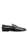 Tod's T Timeless Leather Loafers In Blue