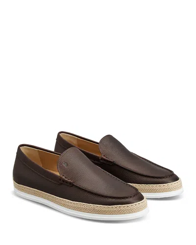 TOD'S MEN'S LEATHER LOAFERS