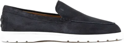 Tod's Round Head Business Casual Shoes In Black