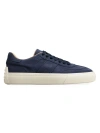 Tod's Men's Logo-stamped Leather Sneakers In Galaxy