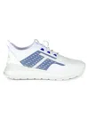 Tod's Mesh-panelled Low-top Sneakers In White Blue