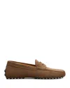 Tod's Men's Mocassino Gommino Slip On Loafers In Dark Brown