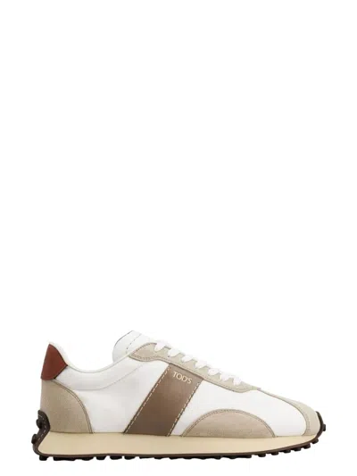 TOD'S MEN'S MULTICOLOR LEATHER AND SUEDE SNEAKERS | SIZE UK 10 | XXM26L0IK70TNK COLOR 0EY1