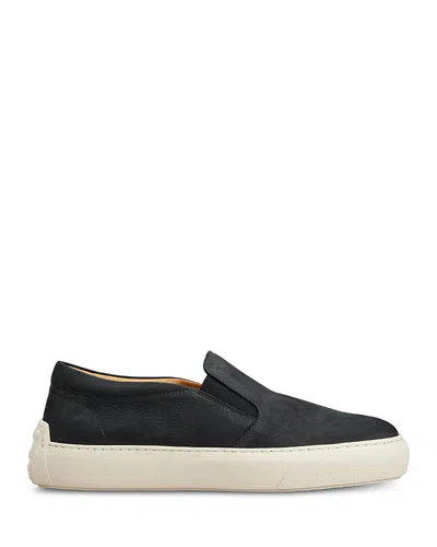 Tod's Men's Pantofola Cassetta Casual Loafers In Black