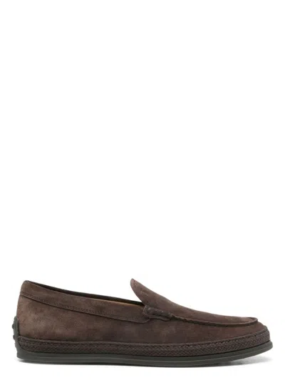 TOD'S MEN'S RAFIA MOCCASINS LOAFER