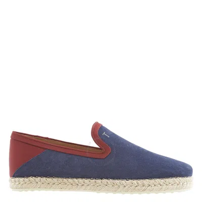 Tod's Tods Men's Slip-on Espadrilles In Blue