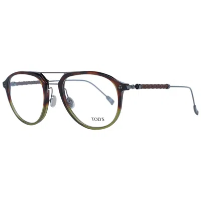 Tod's Men' Spectacle Frame Tods To5267 53055 Gbby2 In Brown