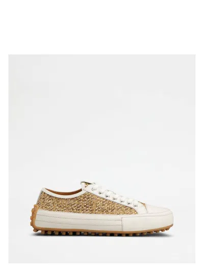 Tod's Men's Sportiva 59l Allacciata Tess Sneaker In Brown