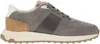 Tod's Burberry Embroidered Polyester Reversible Jacket In Grey