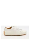 Tod's Suede Leather Sneakers In White