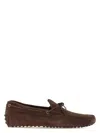 Tod's Gommino Driving Shoes In Suede In Brown