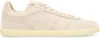 Tod's Beige Leather Low Sneakers For Men In Fw23 In Beige